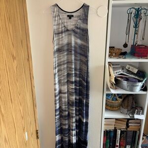 Simply Vera Vera Wang Strapless Dress - Blue and White